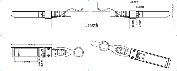 high speed SFP+ Direct Attach Cable (DAC)